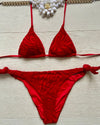 BIKINI VELVET A TRIANGOLO