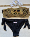 ICONIC CROCHET BLACK GOLD A FASCIA