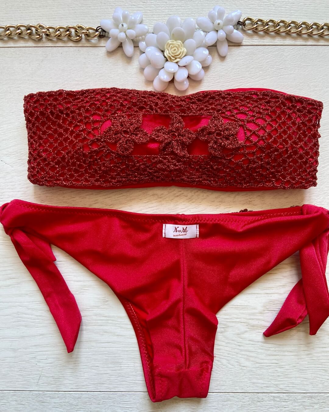 ICONIC CROCHET RED PASSION A FASCIA